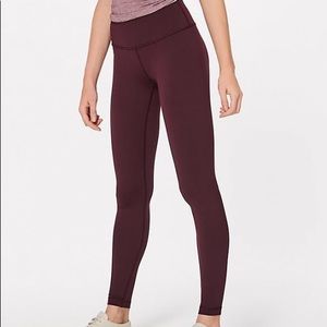 Lulu Lemon Wunder Under Leggings